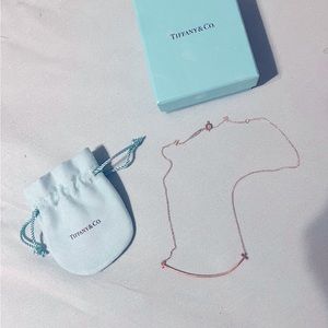 Tiffany T smile pendant 925 sterling silver